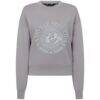Nashville Predators Levelwear Women's Slate & Snow Sponge Tri-Blend Sweatshirt - Gray - Side View