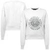 Los Angeles Kings Levelwear Women's Slate & Snow Sponge Tri-Blend Sweatshirt - White - Front View