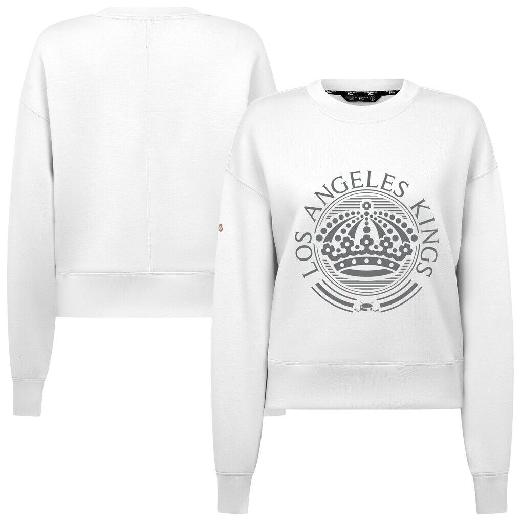 Los Angeles Kings Levelwear Women's Slate & Snow Sponge Tri-Blend Sweatshirt