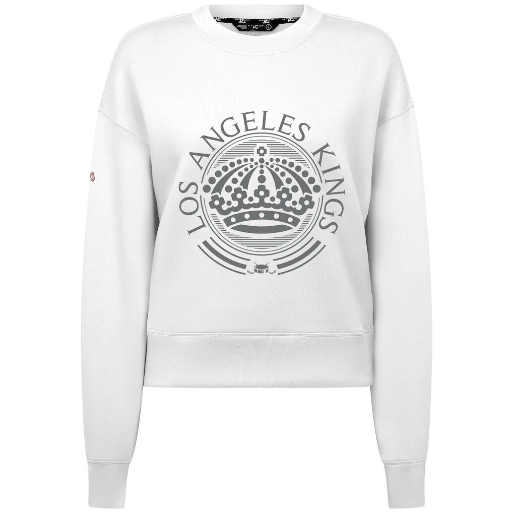 Los Angeles Kings Levelwear Women's Slate & Snow Sponge Tri-Blend Sweatshirt