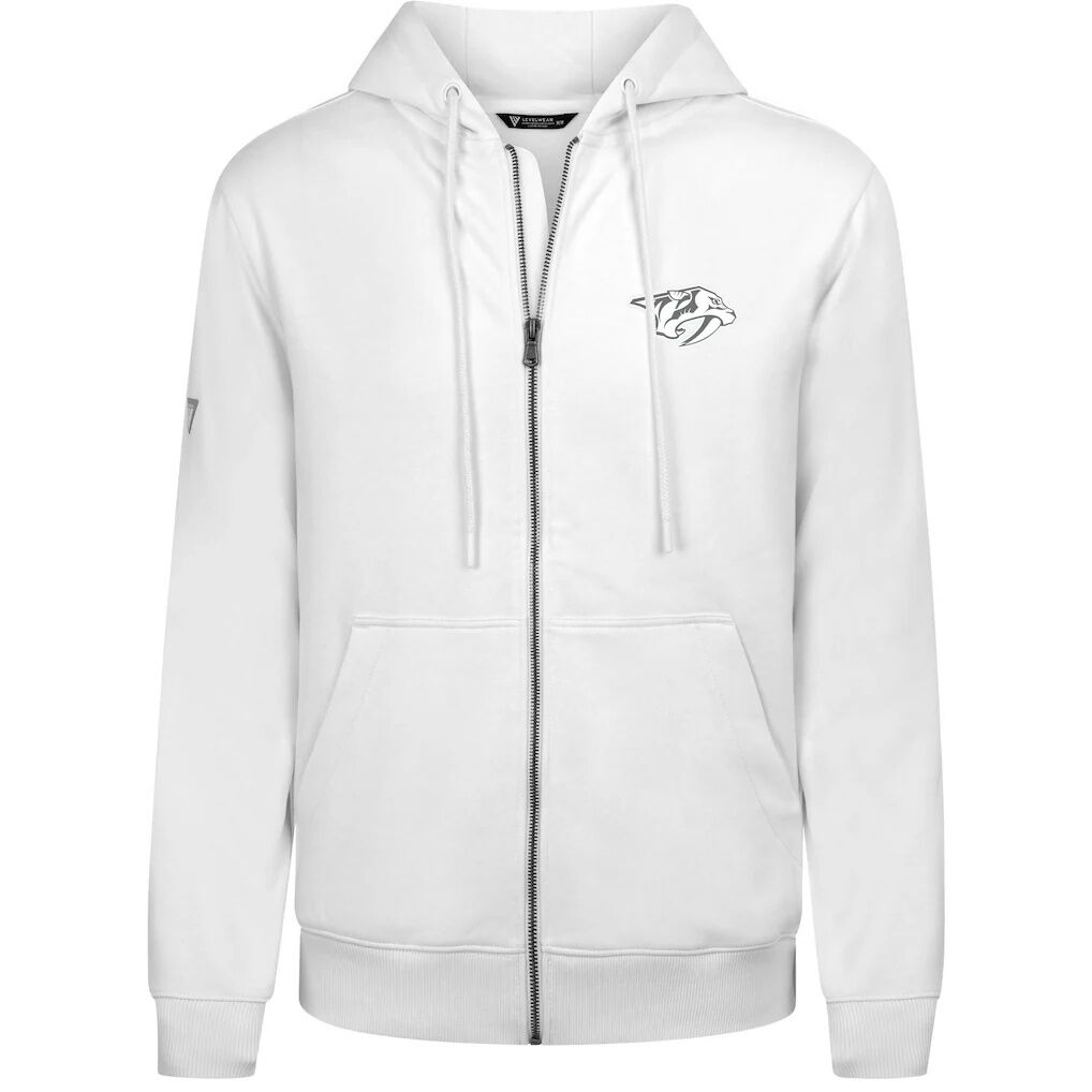 Nashville Predators Levelwear Podium Chenille Logo Full-Zip Hoodie