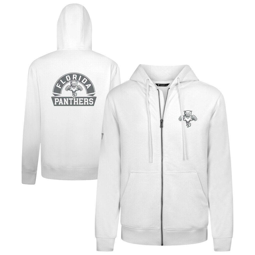 Florida Panthers Levelwear Podium Chenille Logo Full-Zip Hoodie