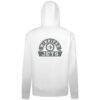 Winnipeg Jets Levelwear Podium Chenille Logo Full-Zip Hoodie - White - Detail View