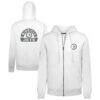 Winnipeg Jets Levelwear Podium Chenille Logo Full-Zip Hoodie - White - Front View