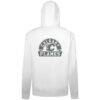 Calgary Flames Levelwear Podium Chenille Logo Full-Zip Hoodie - White - Detail View