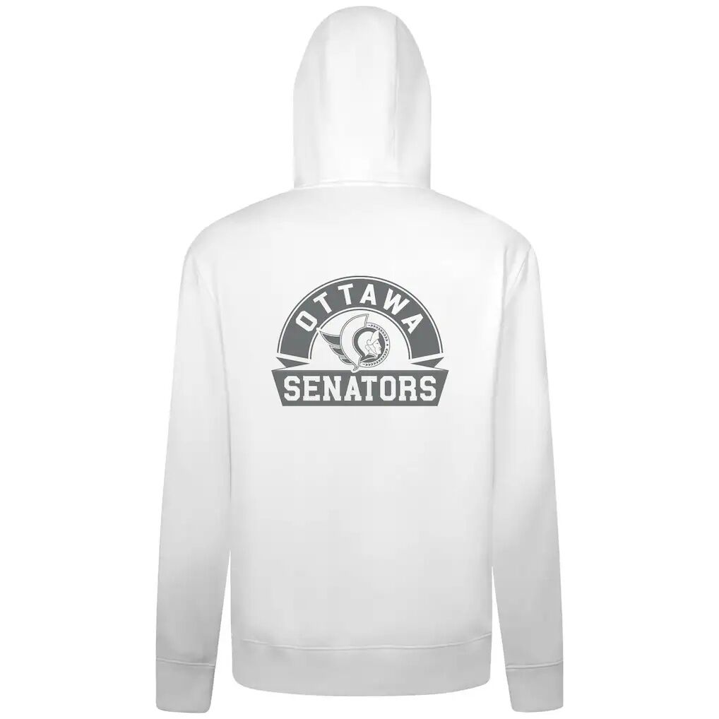 Ottawa Senators Levelwear Podium Chenille Logo Full-Zip Hoodie