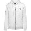 Ottawa Senators Levelwear Podium Chenille Logo Full-Zip Hoodie - White - Side View