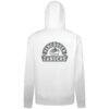 Vancouver Canucks Levelwear Podium Chenille Logo Full-Zip Hoodie - White - Detail View