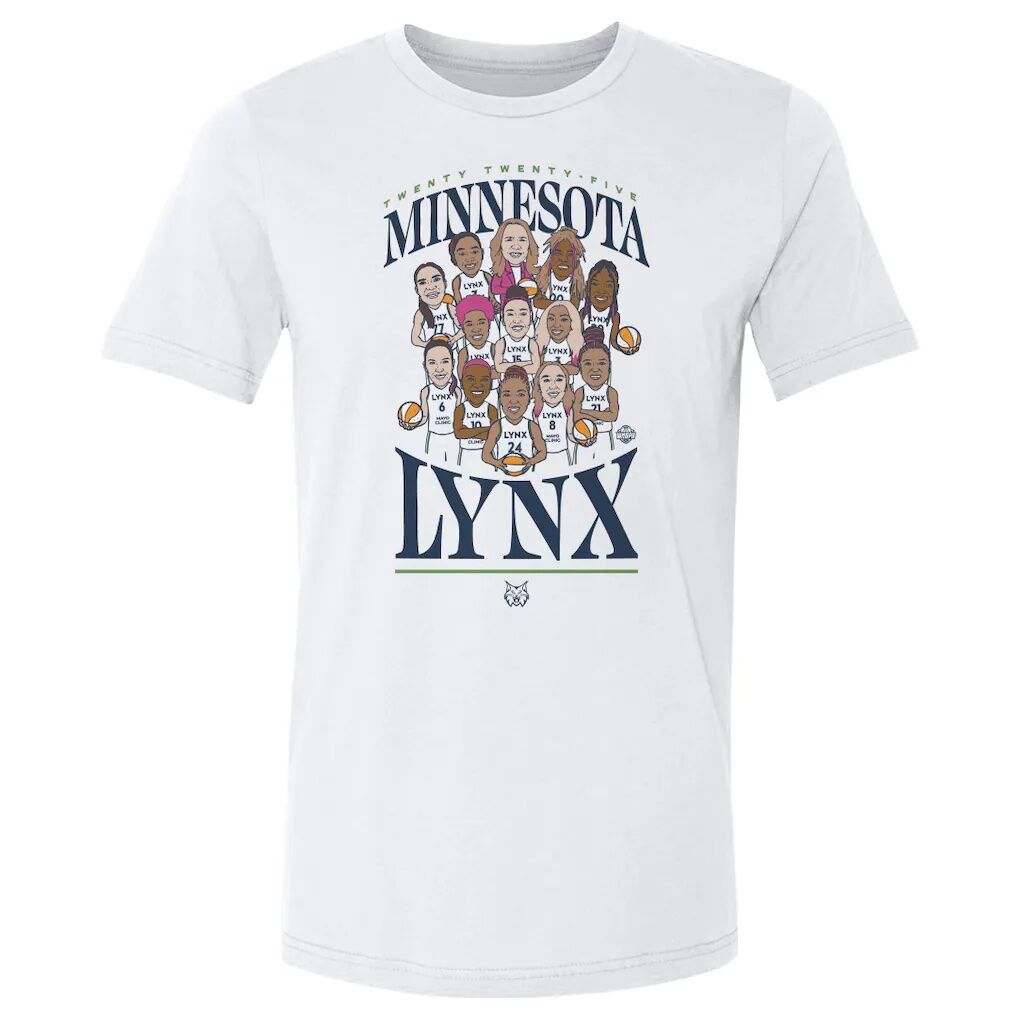 Minnesota Lynx 500 Level Team Caricature T-Shirt