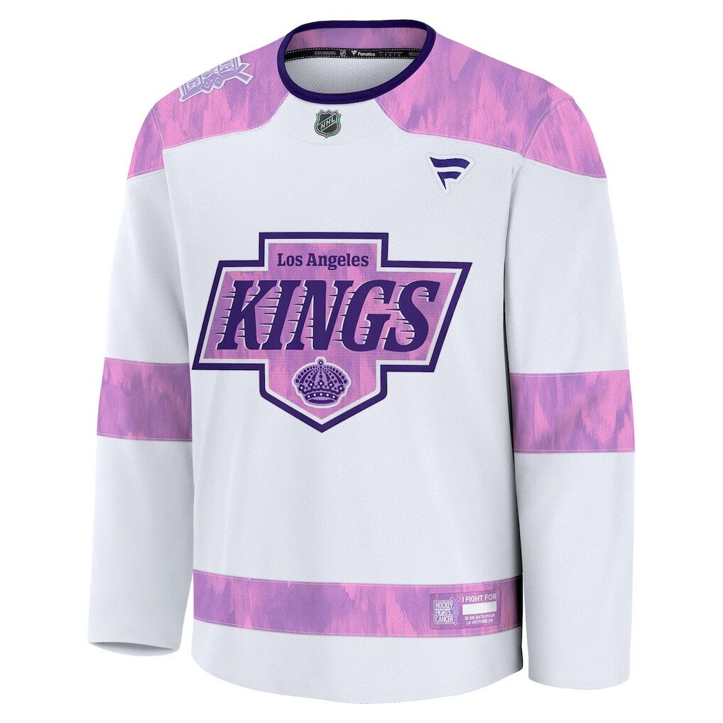 Los Angeles Kings Fashion7 Hockey Fights Cancer Survivor Practice Jersey