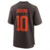 Quinshon Judkins Cleveland Browns Nike Alpha Dawg Game Jersey - Brown - Detail View
