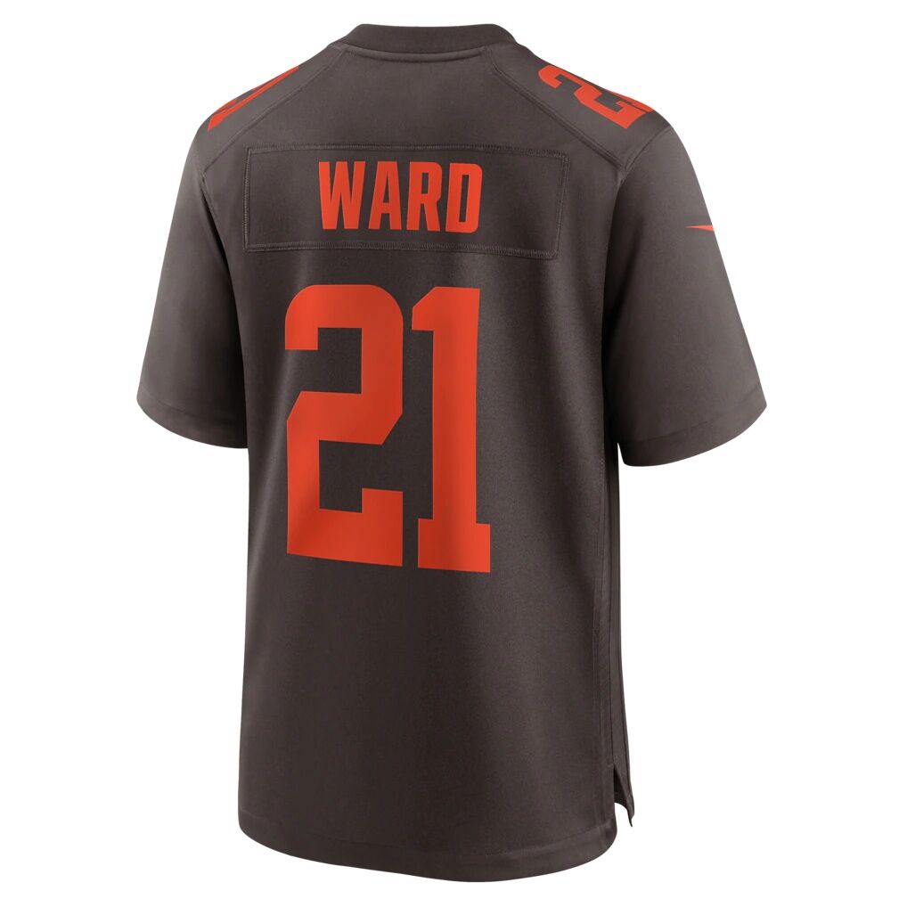 Denzel Ward Cleveland Browns Nike Alpha Dawg Game Jersey