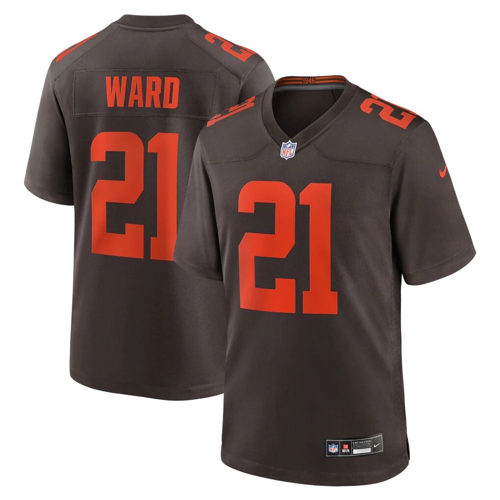Denzel Ward Cleveland Browns Nike Alpha Dawg Game Jersey