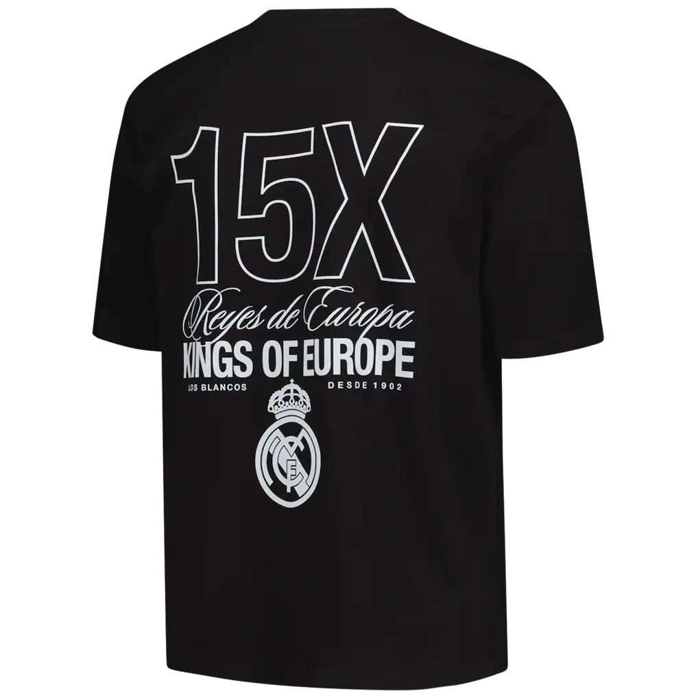 Real Madrid Peace Collective Unisex European Champions Heavyweight T-Shirt