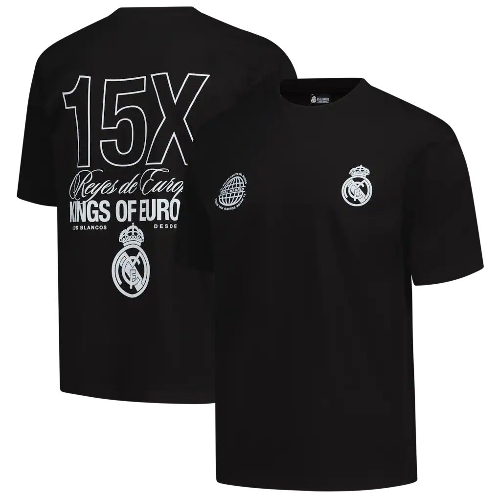 Real Madrid Peace Collective Unisex European Champions Heavyweight T-Shirt