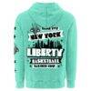 New York Liberty Sportiqe Unisex Mineral Wash Hoodie - - Detail View