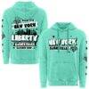 New York Liberty Sportiqe Unisex Mineral Wash Hoodie - - Front View