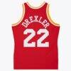 Clyde Drexler Houston Rockets Mitchell & Ness 1994/95 Swingman Jersey - Red - Front View