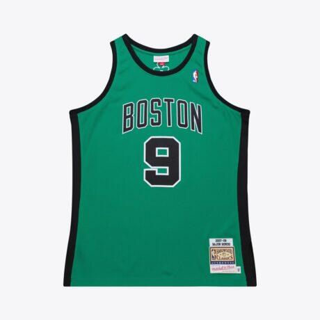 Rajon Rondo Boston Celtics Mitchell & Ness 2007-08 Hardwood Classics Authentic Jersey - - Front View