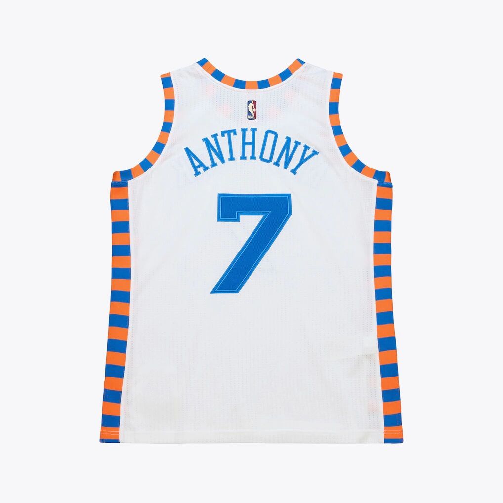 Carmelo Anthony New York Knicks Mitchell & Ness 2015-16 Hardwood Classics Authentic Jersey
