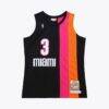 Dwyane Wade Miami Heat Mitchell & Ness 2005-06 Hardwood Classics Authentic Jersey - Black - Front View