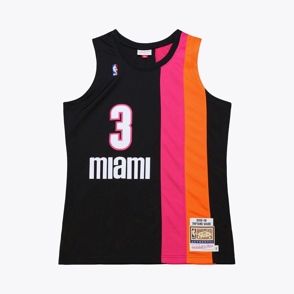 Dwyane Wade Miami Heat Mitchell & Ness 2005-06 Hardwood Classics Authentic Jersey