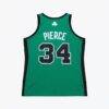 Paul Pierce Boston Celtics Mitchell & Ness 2007-08 Hardwood Classics Authentic Jersey - - Side View