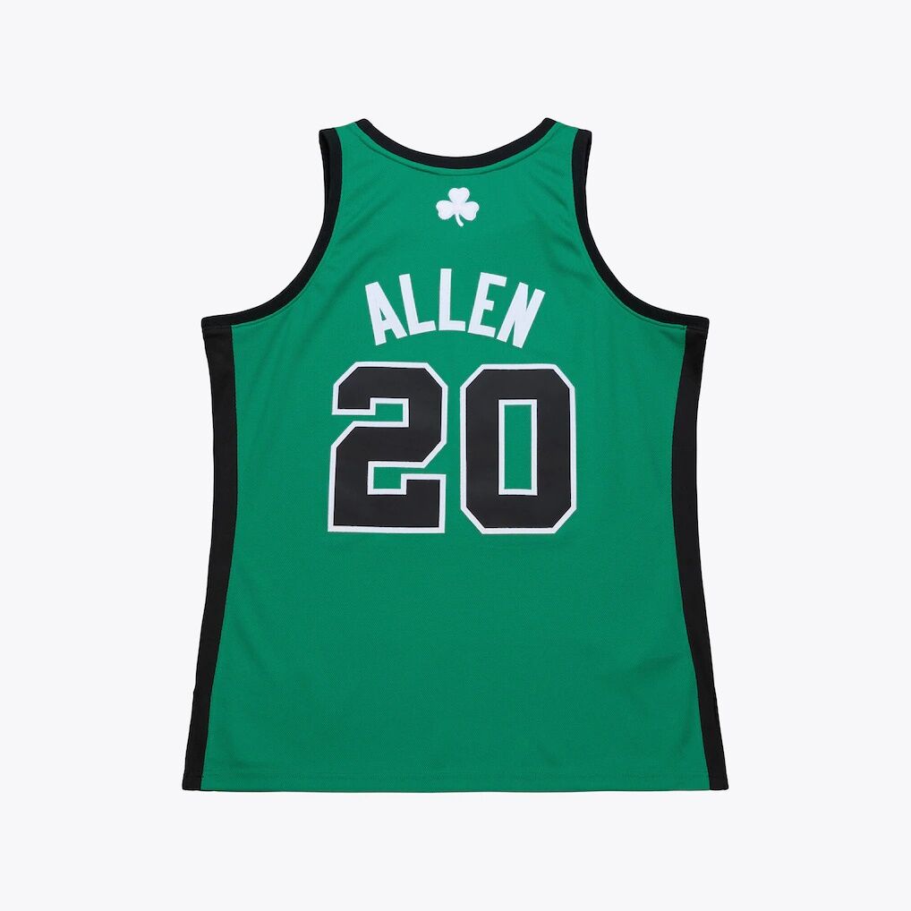 Ray Allen Boston Celtics Mitchell & Ness 2007-08 Hardwood Classics Authentic Jersey - Kelly Green