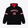 Vince Carter Toronto Raptors Mitchell & Ness Name & Number Hoodie - Black - Front View