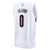 Damian Lillard Portland Trail Blazers Fashion7 Fast Break Replica Player Jersey - White - Detail View