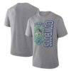 Dallas Cowboys Fashion7 Tribute Direct Handoff Tri-Blend T-Shirt - Gray - Front View