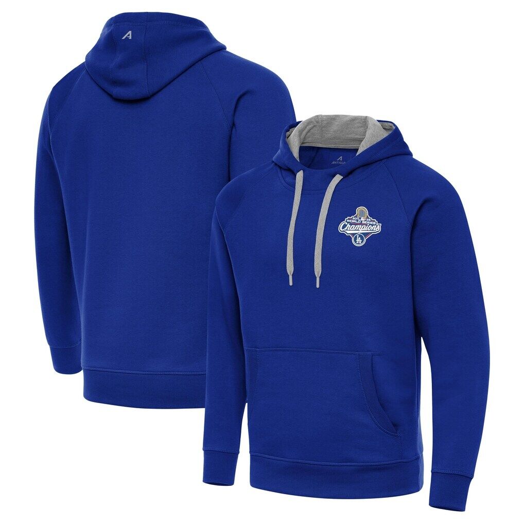 Los Angeles Dodgers Antigua 2025 World Series Champions Victory Hoodie – Royal