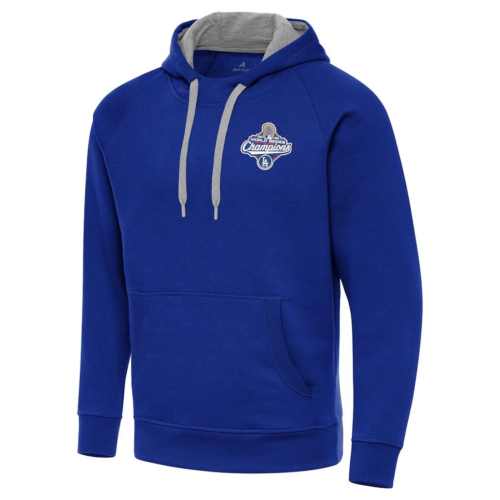 Los Angeles Dodgers Antigua 2025 World Series Champions Victory Hoodie – Royal
