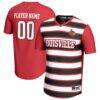 Louisville Cardinals GameDay Greats Unisex NIL Pick-A-Player Collegiate Women's Soccer Lightweight Fashion Jersey - Red - Front View