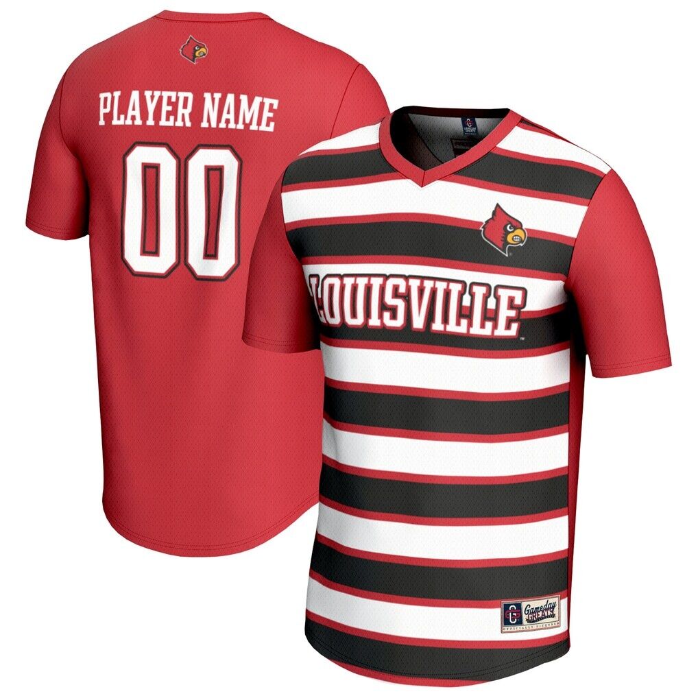 Louisville Cardinals GameDay Greats Unisex NIL Pick-A-Player Collegiate Women's Soccer Lightweight Fashion Jersey