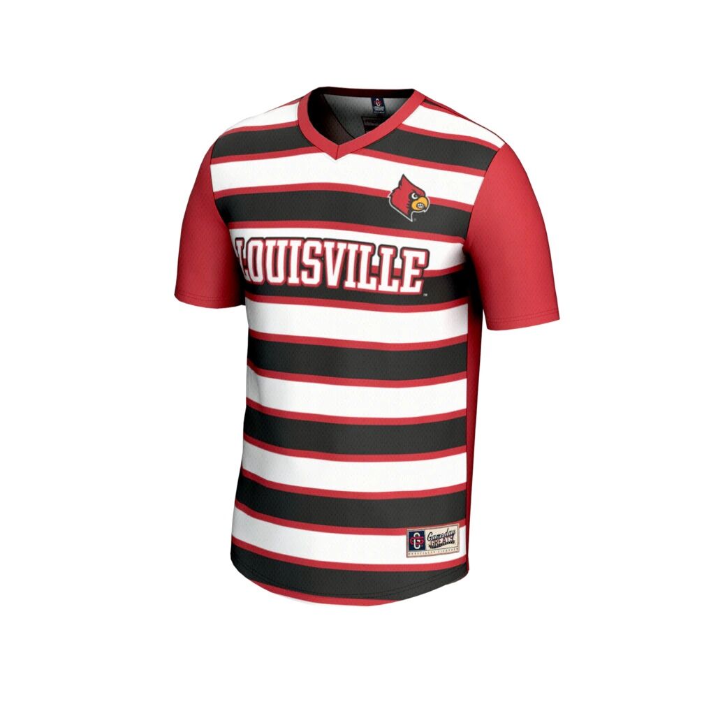 Louisville Cardinals GameDay Greats Unisex NIL Pick-A-Player Collegiate Women's Soccer Lightweight Fashion Jersey