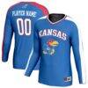 Kansas Jayhawks GameDay Greats Unisex NIL Pick-A-Player Collegiate Women's Volleyball Lightweight Fashion Jersey - - Front View