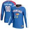 Kansas Jayhawks GameDay Greats Youth NIL Pick-A-Player Collegiate Women's Volleyball Lightweight Fashion Jersey - - Front View