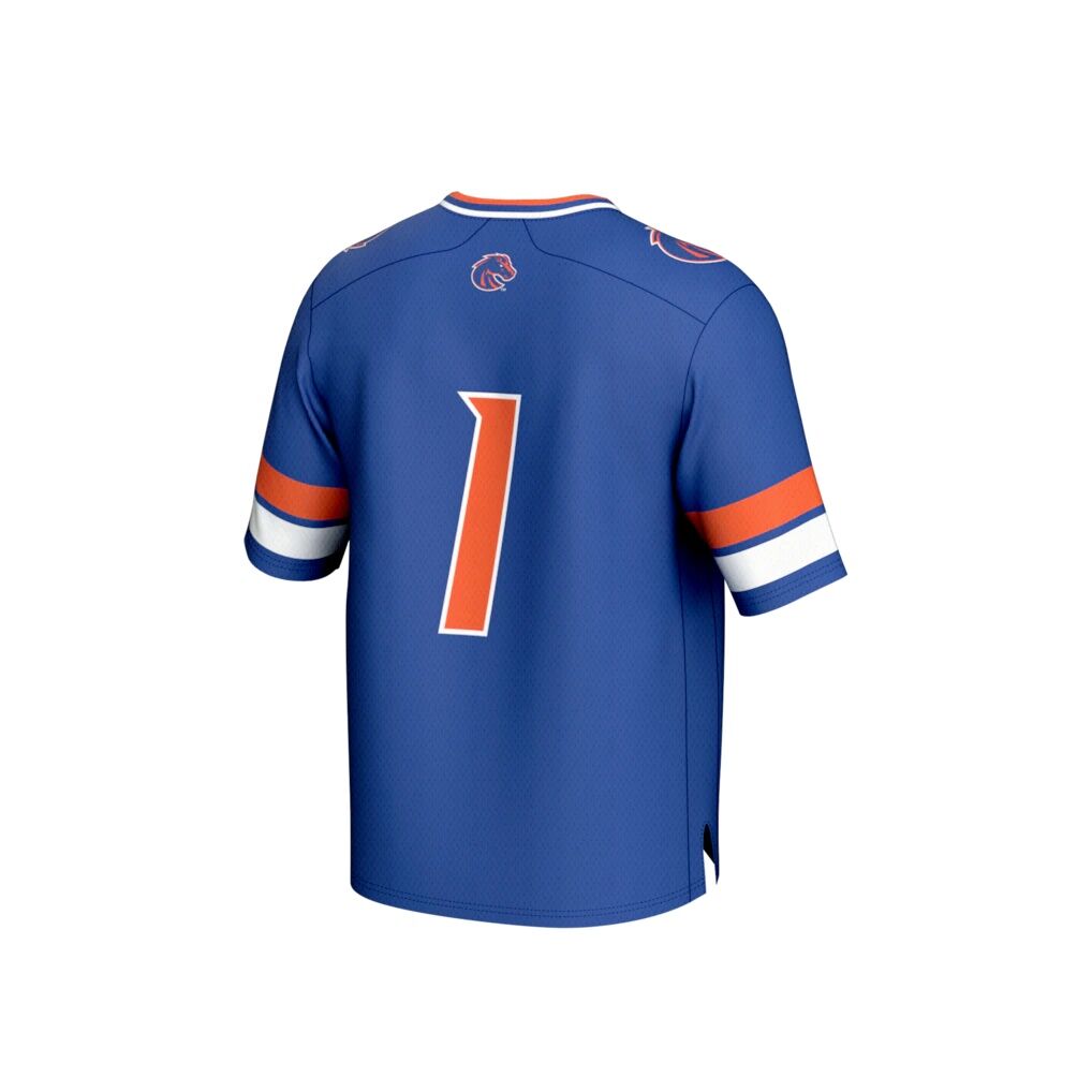 Boise State Broncos GameDay Greats Youth Collegiate Football Lightweight Fashion Jersey - Royal