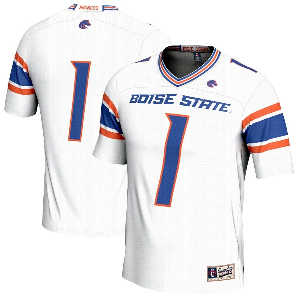 Boise State Broncos GameDay Greats Unisex Collegiate Football Lightweight Fashion Jersey