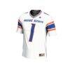 Boise State Broncos GameDay Greats Unisex Collegiate Football Lightweight Fashion Jersey - White - Side View