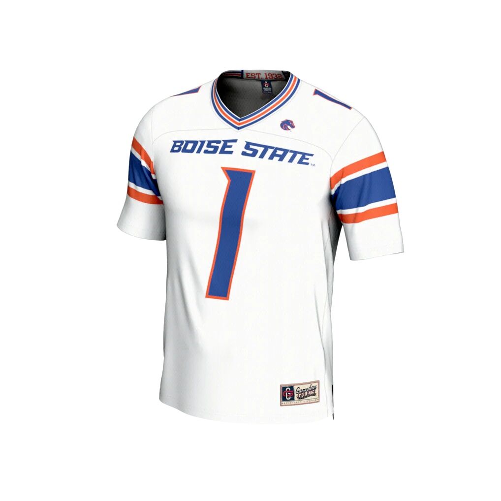 Boise State Broncos GameDay Greats Unisex Collegiate Football Lightweight Fashion Jersey
