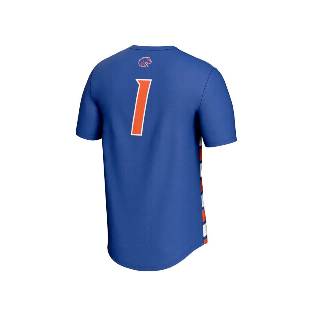Boise State Broncos GameDay Greats Unisex Lightweight Collegiate #1 Soccer Fashion Jersey - Royal