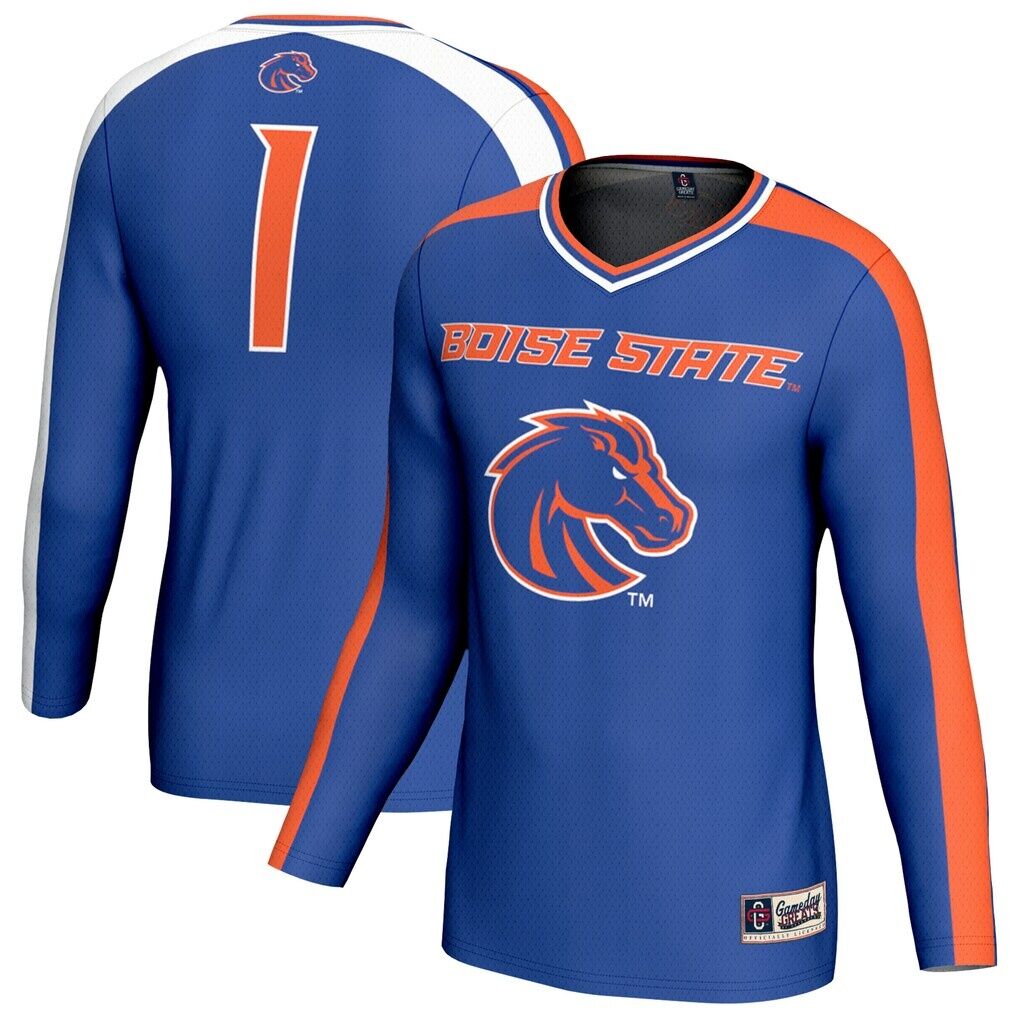 Boise State Broncos GameDay Greats Youth Lightweight Women's #1 Volleyball Fashion Jersey - Royal