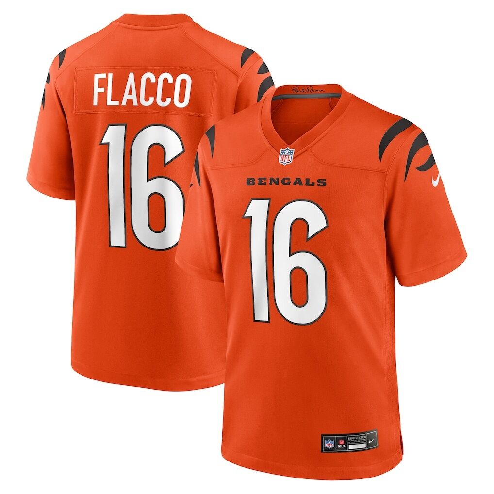 Joe Flacco Cincinnati Bengals Nike Alternate Game Jersey