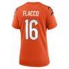 Joe Flacco Cincinnati Bengals Nike Women's Alternate Game Jersey - Orange - Detail View