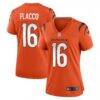Joe Flacco Cincinnati Bengals Nike Women's Alternate Game Jersey - Orange - Front View