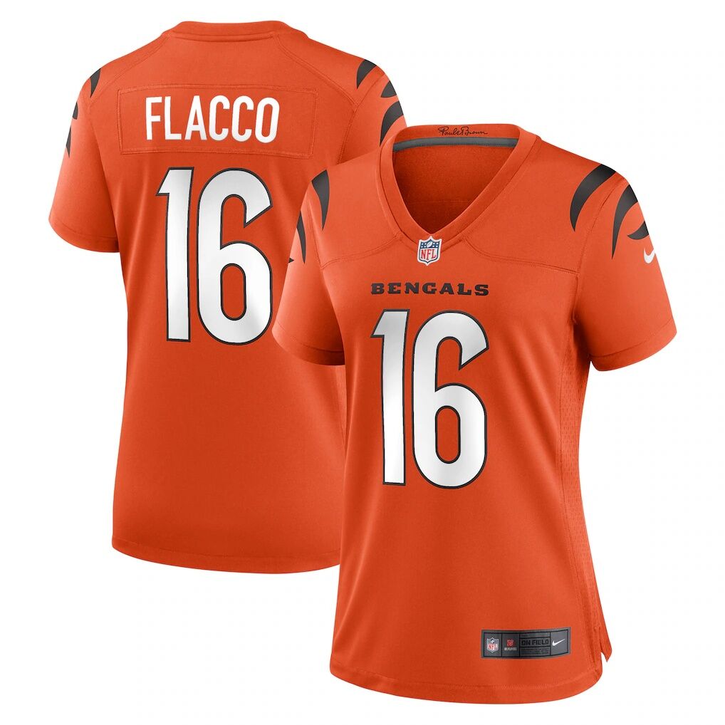 Joe Flacco Cincinnati Bengals Nike Women’s Alternate Game Jersey