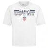 USWNT Levelwear Vanguard Luxe Signature T-Shirt - White - Side View