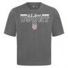 USWNT Levelwear Vanguard Luxe Signature T-Shirt - Gray - Side View